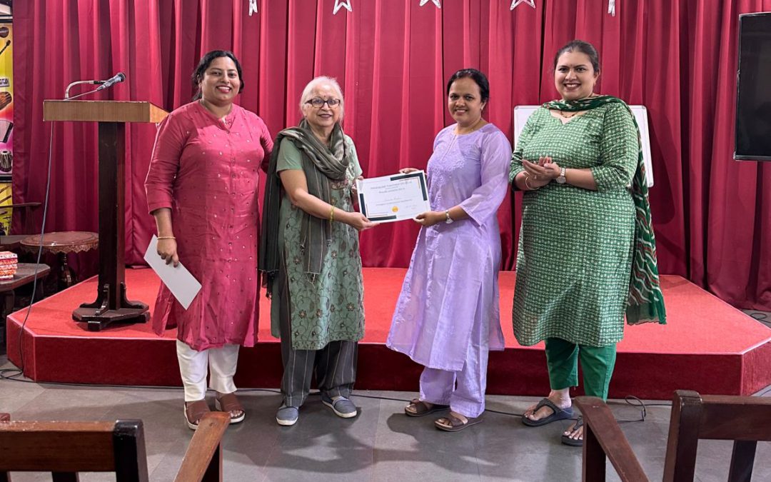 Valedictory of soft skills workshop in association with Toast masters, conducted by Ms. Sapna Shenoy